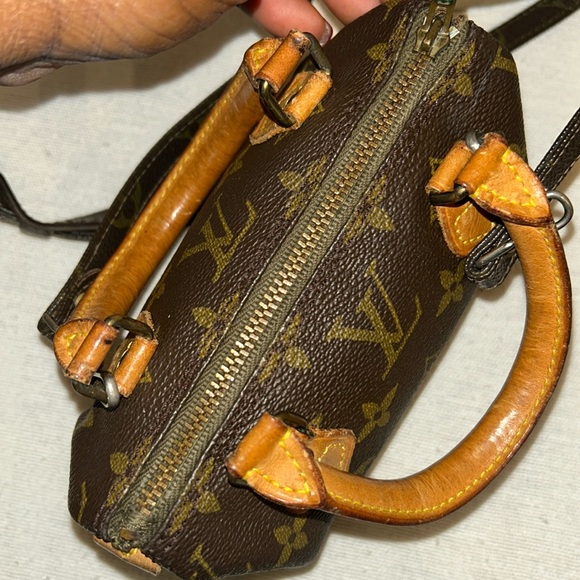 LOUIS VUITTON Monogram Mini Speedy Hand Bag 2way M41534 LV Auth 75479 - Picture 8 of 14
